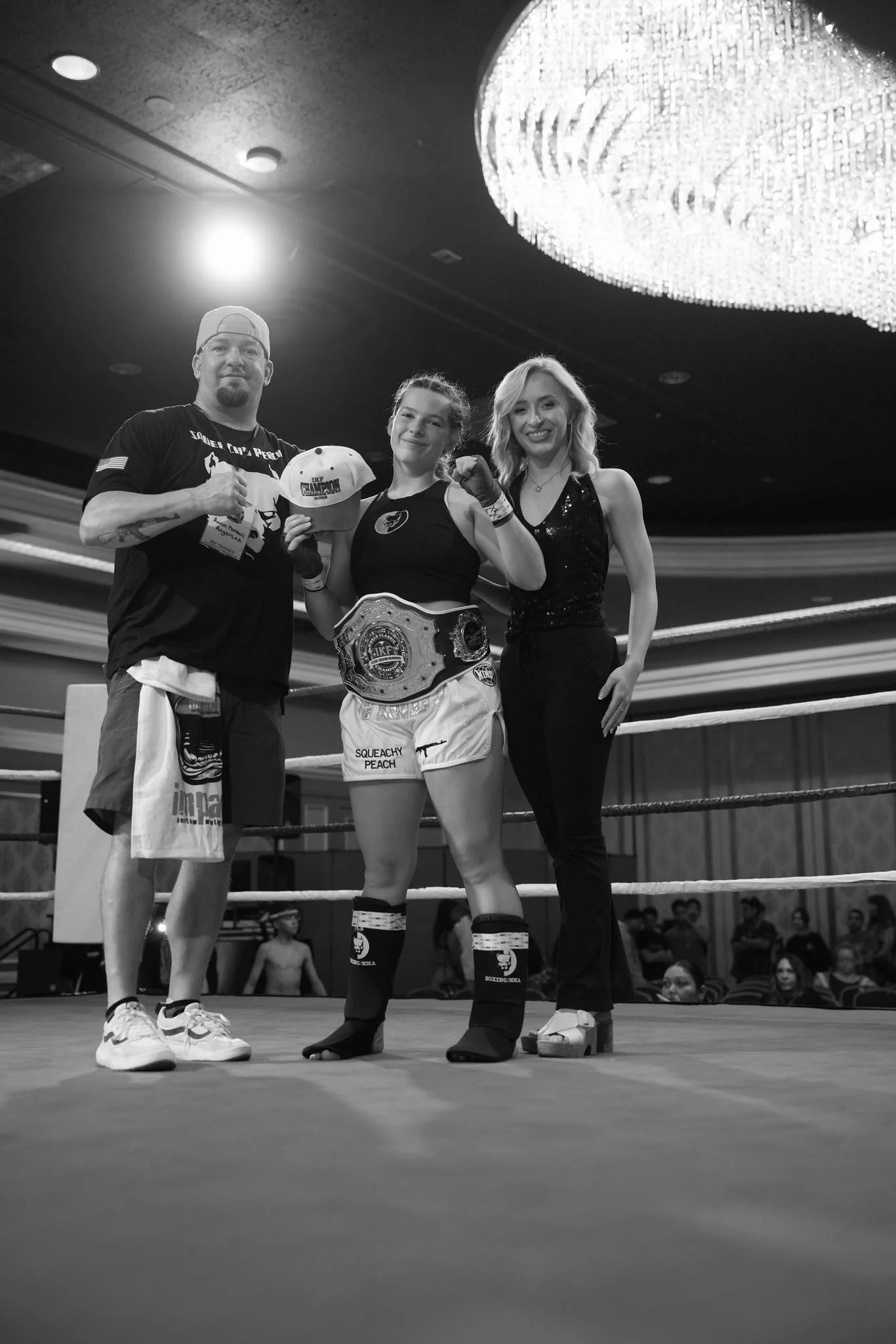 A black-and-white competition photograph from TCB’s Annikka Kimball profile.