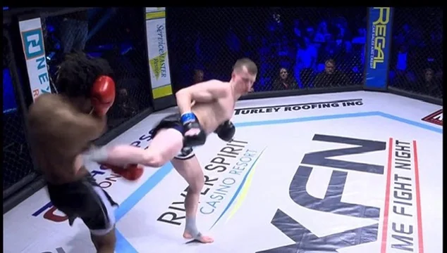 A striking exchange during competition