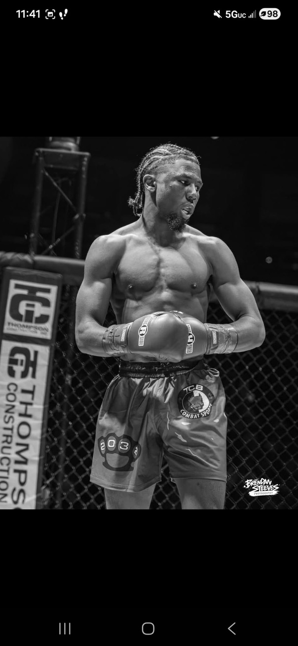 Fighter in Cage