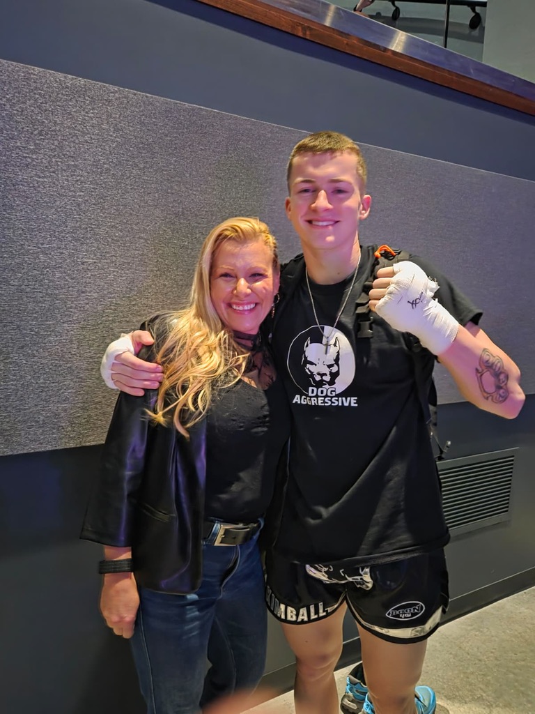 Fighter with Mom