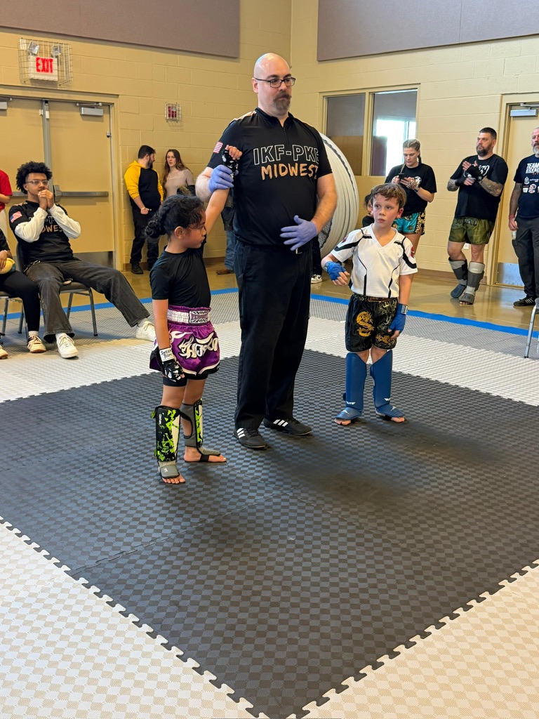 Kids with Referee