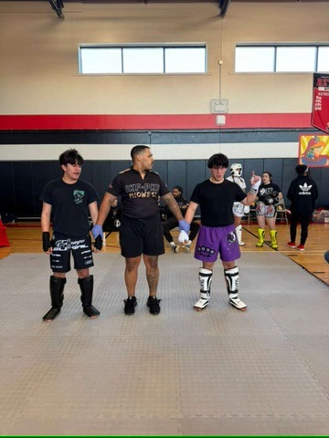 Ref with Fighters